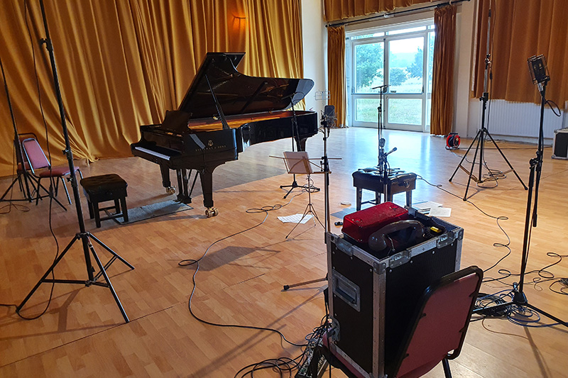 Recording at Potton Hall
